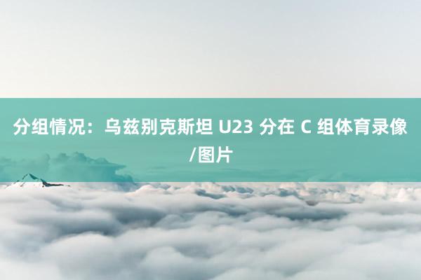 分组情况：乌兹别克斯坦 U23 分在 C 组体育录像/图片